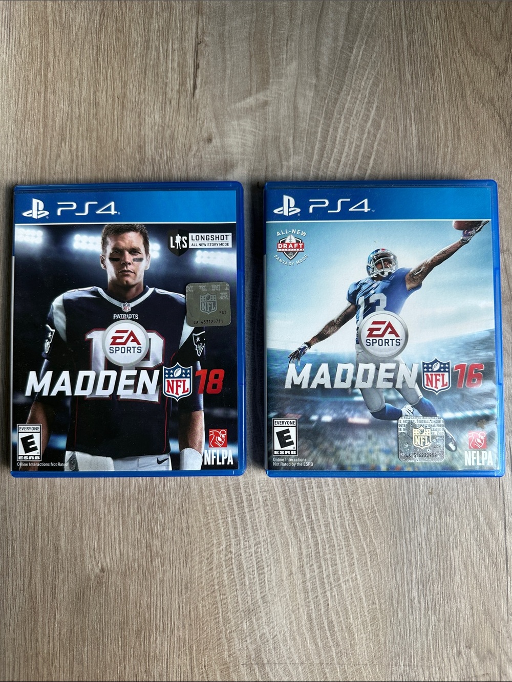 🎮 Madden NFL 18 & Madden NFL 16 Bundle | PS4 Games | Great Condition